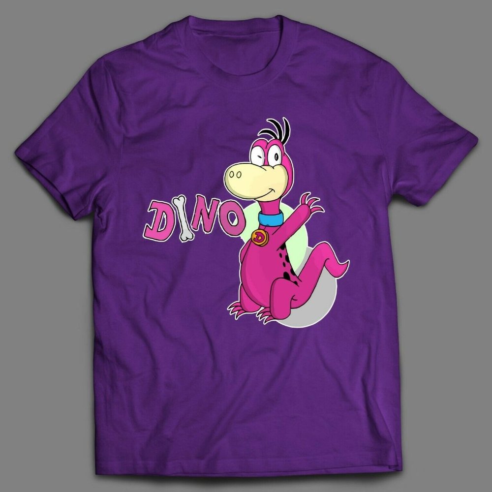 CLASSIC CARTOON DINOSAUR DOG DINO QUALITY SHIRT